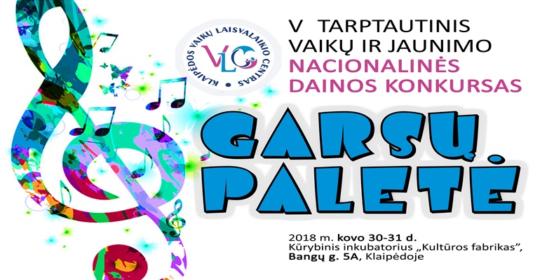 V tarptautinis vaikų ir jaunimo nacionalinės dainos konkursas „Garsų paletė“