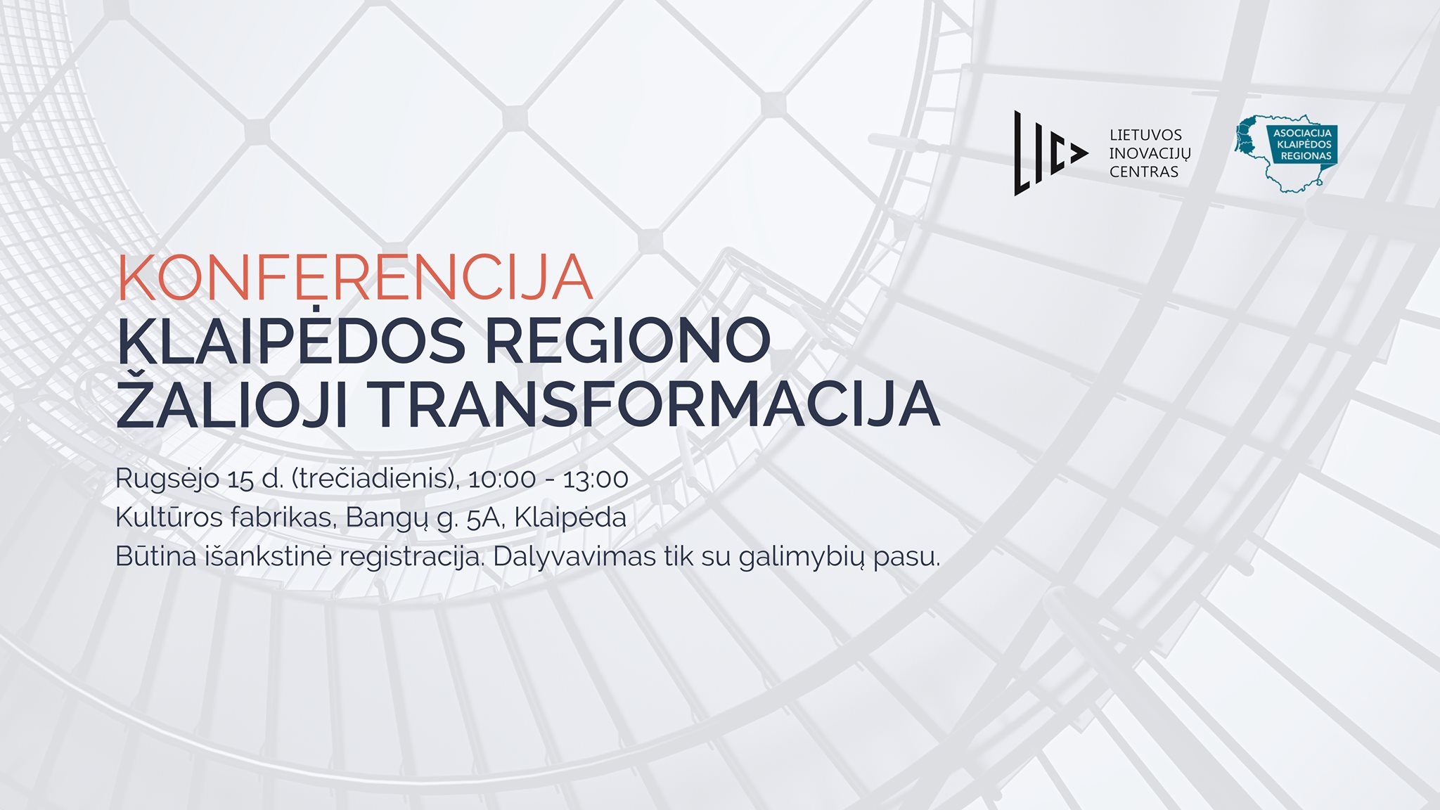 Konferencija „Klaipėdos regiono žalioji transformacija”