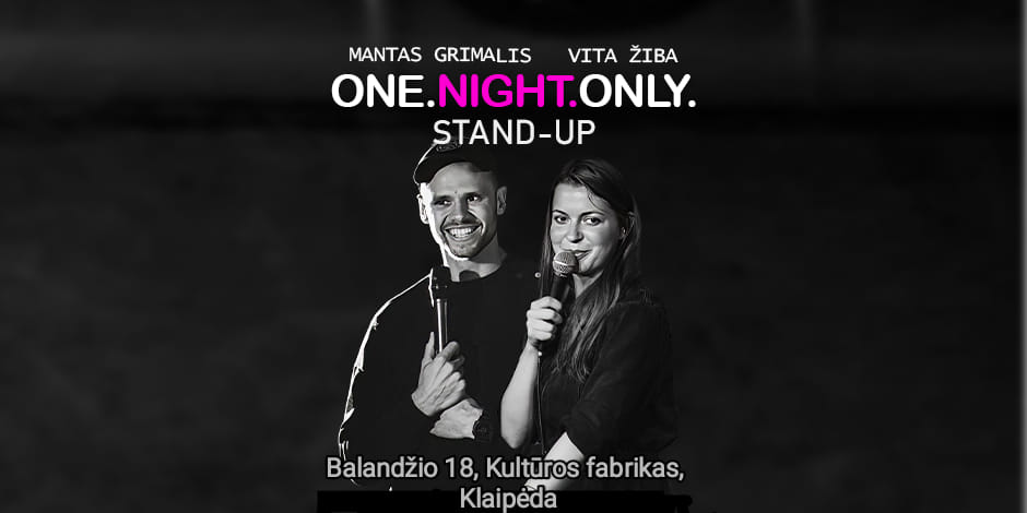 ONE. NIGHT. ONLY. Stand-up