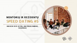 Mentorių ir Rezidentų Speed Dating #5