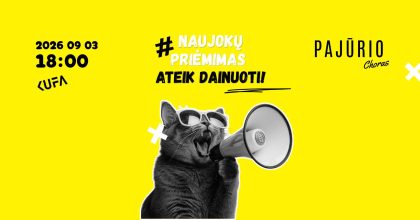 Naujas „Pajūrio” choro sezono startas. Ateik dainuot!