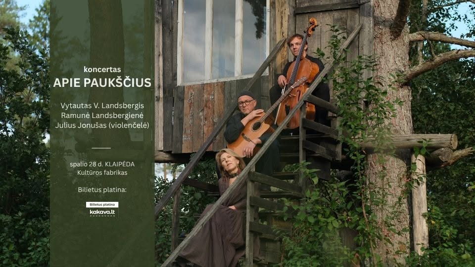 Vytauto V. Landsbergio trio koncertas „Apie paukščius”