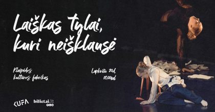 Ema ir Neila Lavrenovaitės: šokio spektaklis „Laiškas tylai, kuri neišklausė”